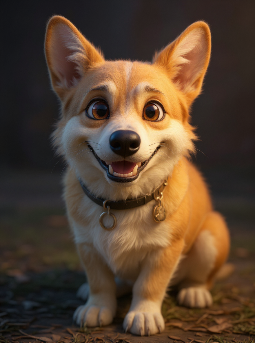 Corgi portrait