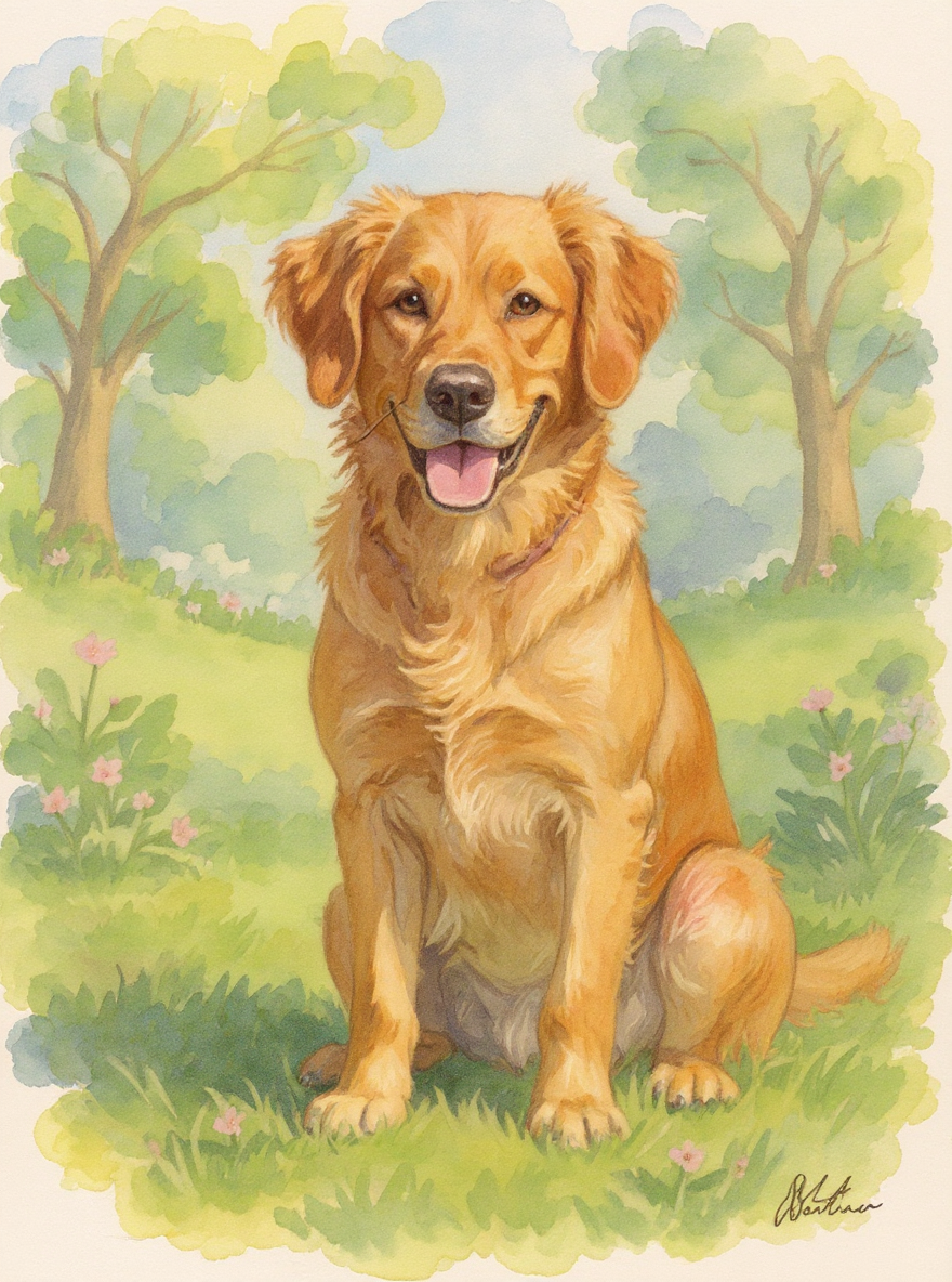 Golden Retriever portrait